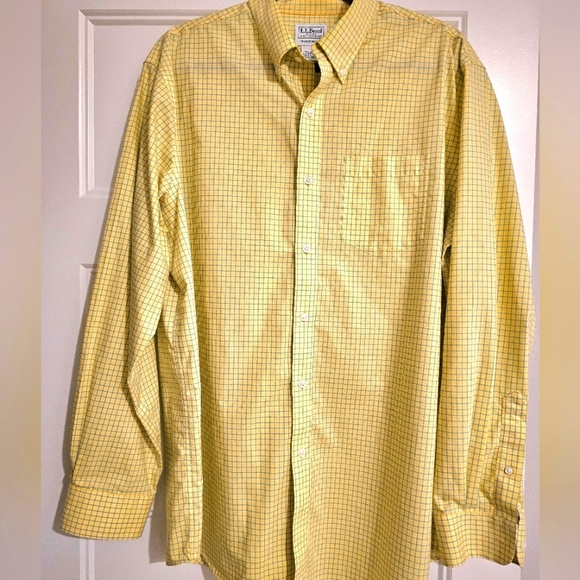 L.L. Bean Long Sleeve Men's Shirt sz large - Picture 3 of 5